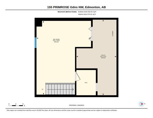 Floor plan - 155 Primrose Gardens Gardens Nw, Edmonton, AB 