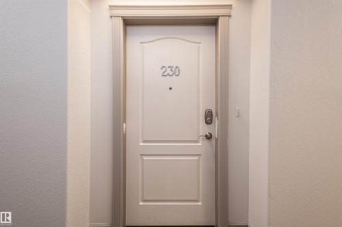 Recessed-panel door with decorative molding and satin nickel hardware - #230 45 Inglewood Dr, St. Albert, AB 