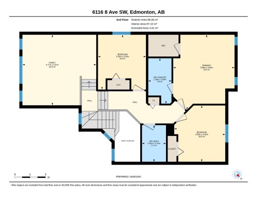 Floor plan - 6116 8 Avenue Sw, Edmonton, AB 