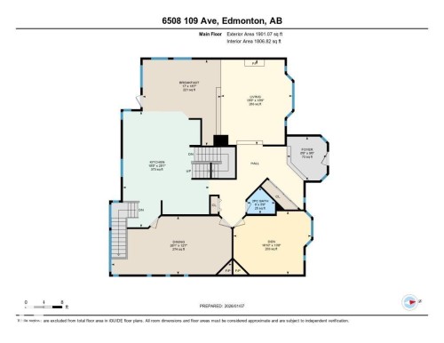 Floor plan - 6508 109 Avenue Nw, Edmonton, AB 