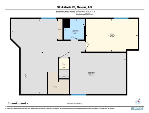 Floor plan - 97 Astoria Point(E), Devon, AB 