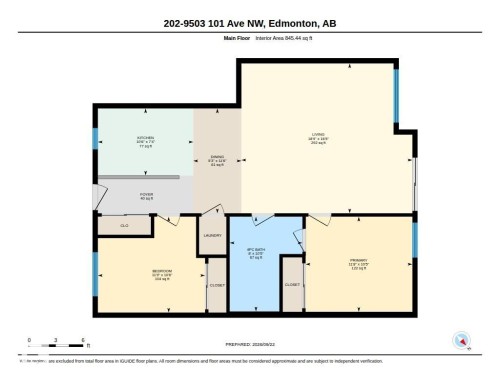 Floor plan - #202 9503 101 Av Nw, Edmonton, AB 
