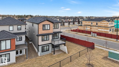 Modern multi-level exterior with mixed material siding - 2 Tenuto Link, Spruce Grove, AB 