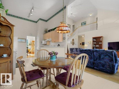 Vaulted ceilings and an open-concept living space - 156 Phillips Row Nw, Edmonton, AB 