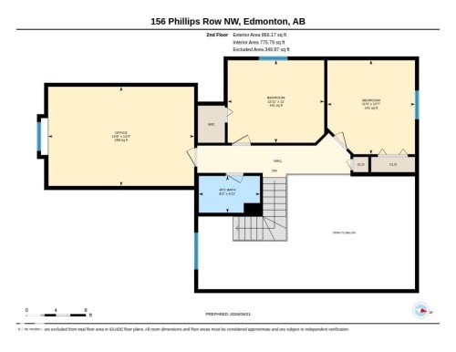 Floor plan - 156 Phillips Row Nw, Edmonton, AB 