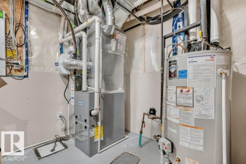 Forced air unit and water heater - 1020 Daniels Loop Sw, Edmonton, AB 
