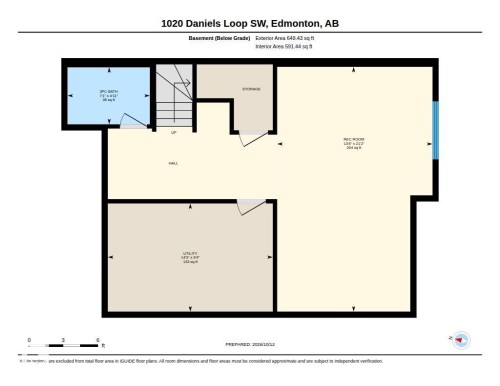 Floor plan - 1020 Daniels Loop Sw, Edmonton, AB 