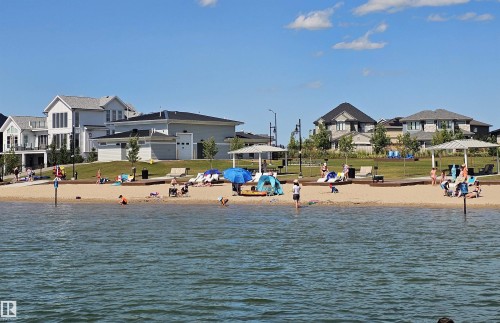 Lakeside community featuring sand beaches, shaded gathering areas, and green spaces - 40 Jamison Crescent, St. Albert, AB 