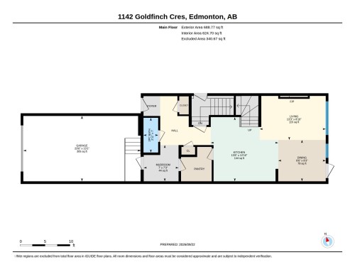 Floor plan - 1142 Goldfinch Crescent Nw, Edmonton, AB 