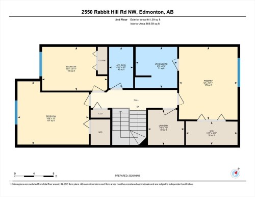 Floor plan - 2550 Rabbit Hill Road Nw, Edmonton, AB 
