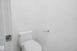White toilet with a dual-flush system - 