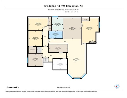 Floor plan - 771 Johns Road Nw, Edmonton, AB 