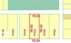 Survey Map. Illustrating the dimensions and parcel numbers for the property - 