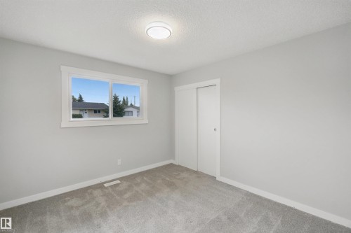 Light gray carpeting with white baseboards - 13212 73 Street Nw, Edmonton, AB 