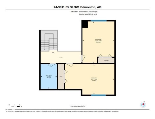Floor plan - #24 3811 85 St Nw, Edmonton, AB 