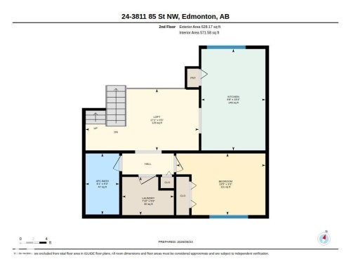 Floor plan - #24 3811 85 St Nw, Edmonton, AB 