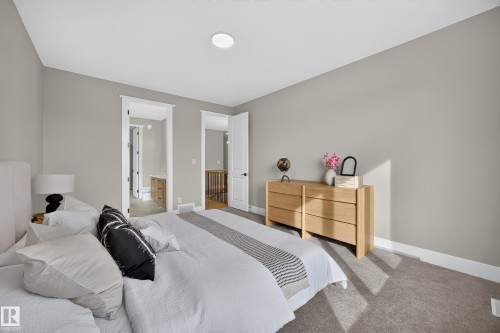 Neutral-toned walls complement plush carpeting - 209 Hampshire, Sherwood Park, AB 