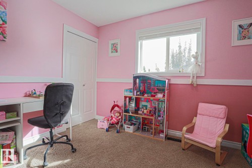 Wall-to-wall carpeting, window with natural illumination, and a built-in closet with bi-fold doors - 3815 41 Street Nw, Edmonton, AB 