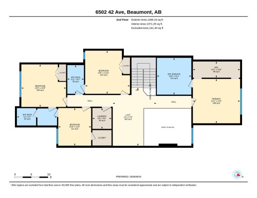 Floor plan - 6502 42 Ave, Beaumont, AB 