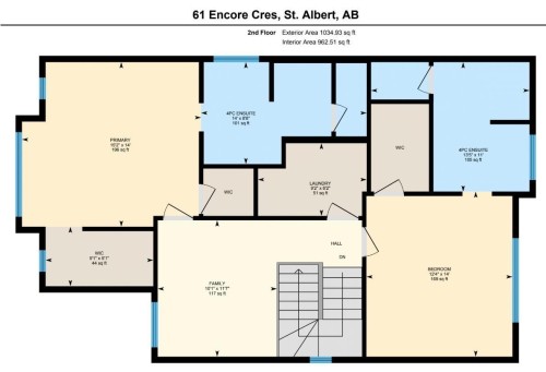 Floor plan - 61 Encore Crescent, St. Albert, AB 