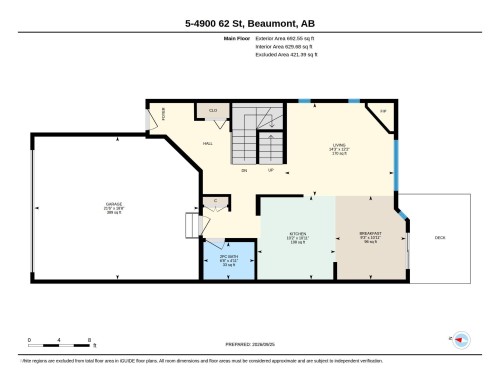 Floor plan - #5 4900 62 St, Beaumont, AB 