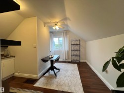 Wood-finish flooring throughout - 
