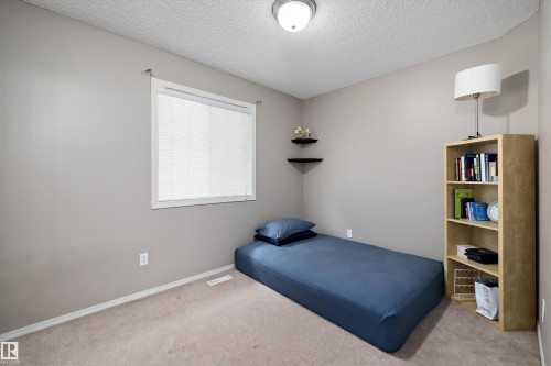 Neutral-toned walls complement the carpeted flooring - 3114 32 Avenue Nw, Edmonton, AB 