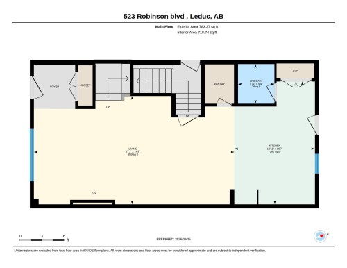 Floor plan - 523 Robinson Blvd, Leduc, AB 