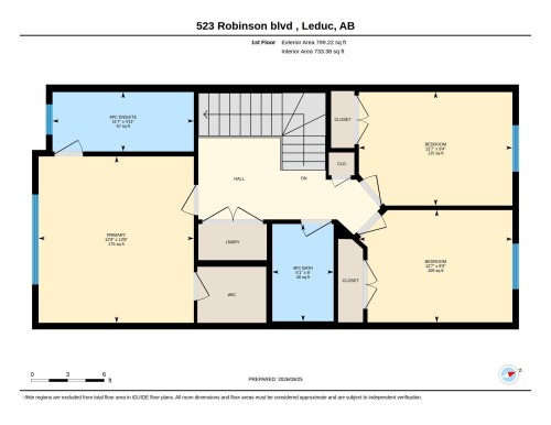 Floor plan - 523 Robinson Blvd, Leduc, AB 