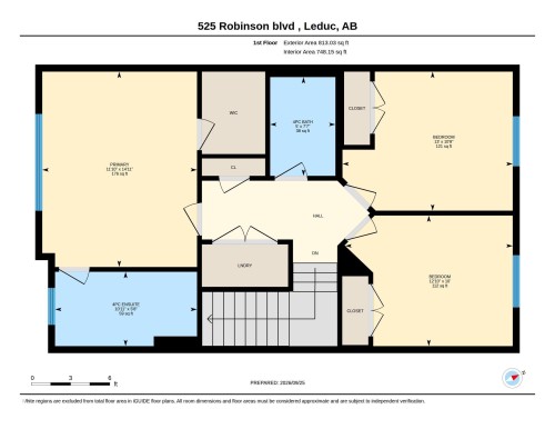 Floor plan - 525 Robinson Blvd, Leduc, AB 