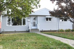 Outstanding value in this 3+2 bedroom bungalow with a gas fireplace, huge rec room, heated oversized garage with 220V, upgraded vinyl windows, recent shingles, high efficiency furnace, all on a quiet street, backing onto the park and ravine in Gold Bar - 