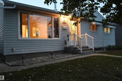 Outstanding value in this 3+2 bedroom bungalow with a gas fireplace, huge rec room, heated oversized garage with 220V, upgraded vinyl windows, recent shingles, high efficiency furnace, all on a quiet street, backing onto the park and ravine in Gold Bar - 