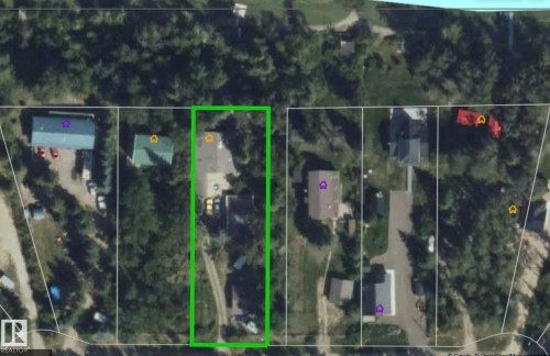 Aerial Map. Illustrating the property boundaries and structures in relation to surrounding parcels - #421 61209 Rge Rd 465, Rural Bonnyville M.D., AB 
