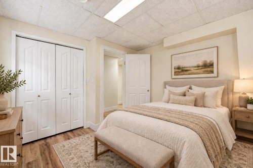 Virtually Staged - Bedroom 4 - 11615 8 Avenue Nw, Edmonton, AB 