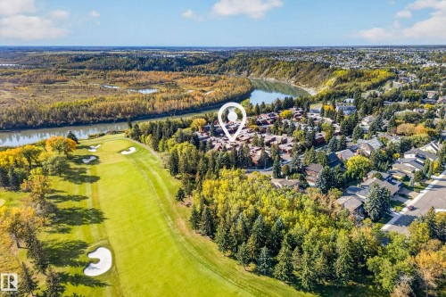 Waterfront property with golf course frontage, surrounded by mature trees - #23 500 Lessard Dr Nw, Edmonton, AB 
