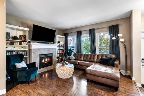 Wood-finish flooring throughout - 337 Southfork Drive, Leduc, AB 