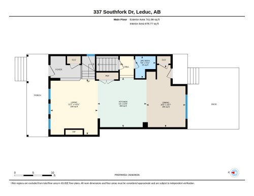 Floor plan - 337 Southfork Drive, Leduc, AB 