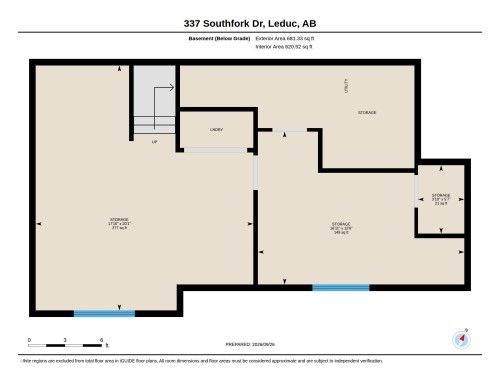 Floor plan - 337 Southfork Drive, Leduc, AB 