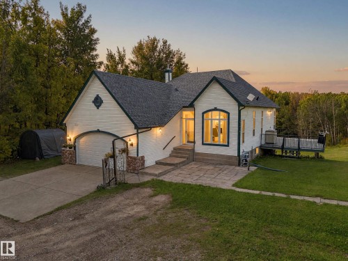 A gorgeous setting. Being placed on the hill allows for beautiful views. - #7 54020 Hghway 779, Rural Parkland County, AB 
