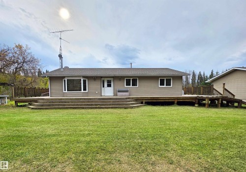 Hillside Bungalow view of the front of the house - 9131 Township Road 554, Rural St. Paul County, AB 
