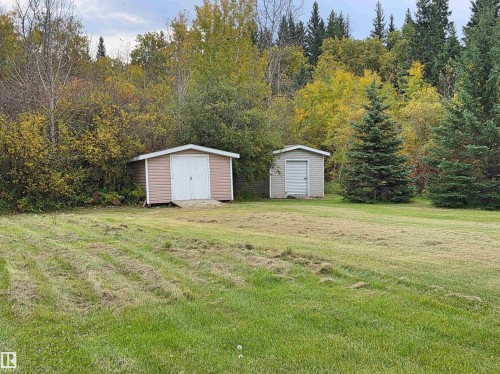 Two detached storage sheds with siding exteriors - 9131 Township Road 554, Rural St. Paul County, AB 