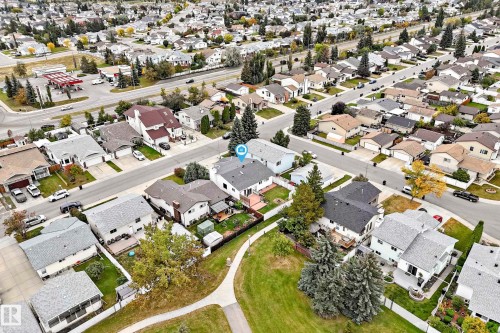 Residential neighborhood featuring an established street grid and mature landscaping - 7307 152C Avenue Nw, Edmonton, AB 