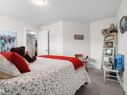 Recessed lighting, light gray carpeting, and painted interior walls - 904 Wood Place Nw, Edmonton, AB 