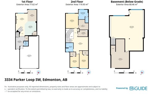 Floor plan - 3334 Parker Loop Sw, Edmonton, AB 