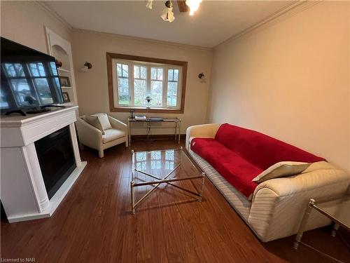 144 Forest Avenue, Port Colborne, ON - Indoor Photo Showing Living Room With Fireplace