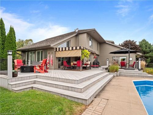 699 Read Road, Niagara-On-The-Lake, ON - Outdoor With In Ground Pool With Deck Patio Veranda