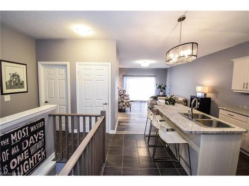 19 Dorchester Boulevard S, St. Catharines, ON - Indoor Photo Showing Kitchen With Double Sink