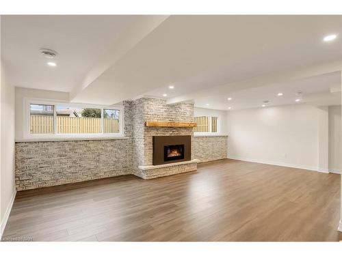 5 Ramsey Street, St. Catharines, ON - Indoor Photo Showing Living Room With Fireplace