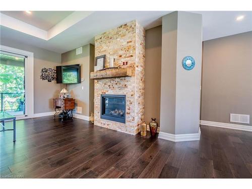 713 Clarence Street, Port Colborne, ON - Indoor Photo Showing Living Room With Fireplace