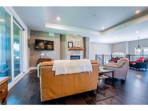 713 Clarence Street, Port Colborne, ON - Indoor Photo Showing Living Room With Fireplace